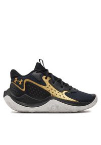 Under Armour Buty do koszykówki Ua Gs Jet '23 3026635-002 Czarny. Kolor: czarny. Materiał: skóra. Sport: koszykówka