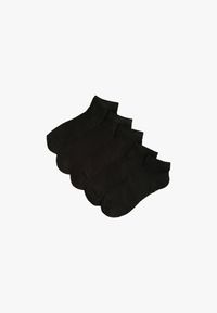 Born2be - Czarne Skarpety Firena. Kolor: czarny. Materiał: bawełna, elastan. Wzór: jednolity