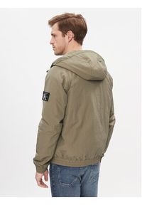 Calvin Klein Jeans Kurtka przejściowa Hooded Padded Harrington J30J324698 Zielony Regular Fit. Kolor: zielony. Materiał: syntetyk #6
