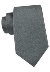 Krawat Męski - Angelo di Monti - Szary, Delikatny Wzór. Kolor: szary. Materiał: tkanina. Styl: elegancki, wizytowy #1