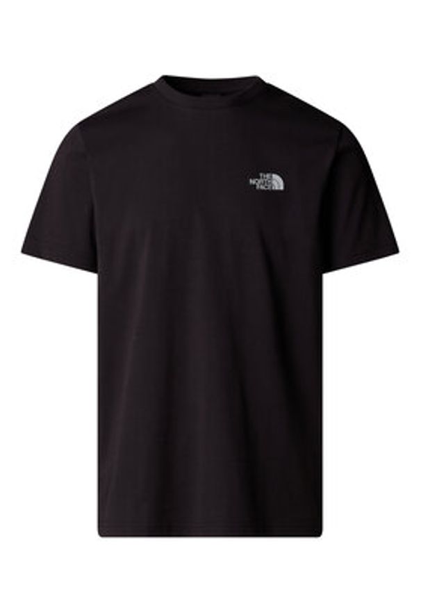 The North Face T-Shirt NSE Box NF0A8C4V Czarny Regular Fit. Kolor: czarny. Materiał: bawełna