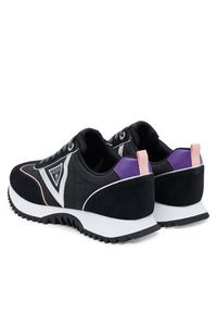 Guess Sneakersy FLTBAI SUE12 Czarny. Kolor: czarny. Materiał: zamsz, skóra