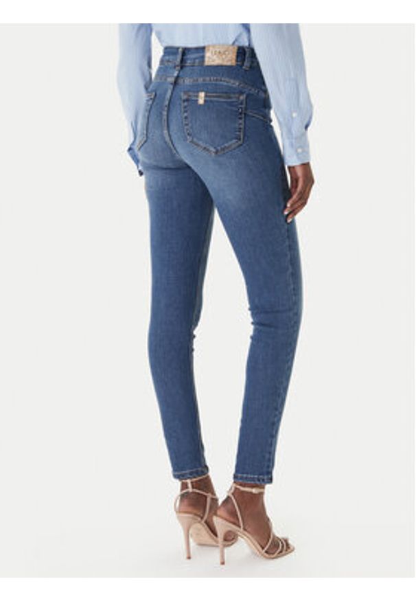 Liu Jo Jeansy UA6013 D0318 Granatowy Slim Fit. Kolor: niebieski