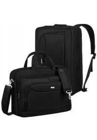 Torba-plecak 2w1 Peterson PTN 63101-M1 czarna. Kolor: czarny. Materiał: materiał, poliester