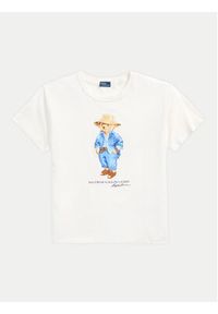 Polo Ralph Lauren T-Shirt 211959104 Biały Regular Fit. Typ kołnierza: polo. Kolor: biały. Materiał: bawełna #4