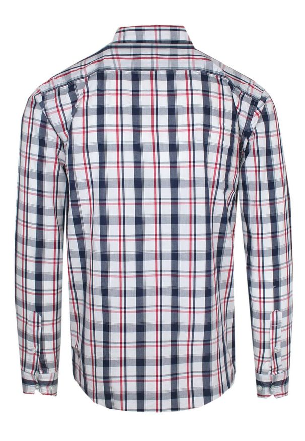Weekendowa Koszula Męska - Pako Jeans - Duża Kratka. Okazja: na co dzień. Kolor: wielokolorowy. Materiał: bawełna. Wzór: kratka. Styl: casual