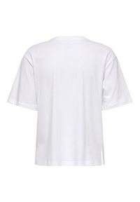 only - ONLY T-Shirt Susan 15372179 Biały Regular Fit. Kolor: biały. Materiał: bawełna #5
