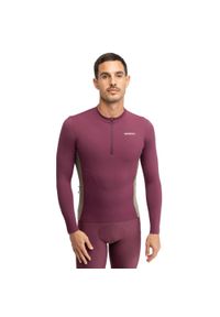 SIROKO - Męska koszulka rowerowa gravel z długim rękawem Kolarstwo Siroko GM3 Unbound. Kolor: czerwony. Materiał: materiał. Długość rękawa: długi rękaw. Długość: długie. Sport: kolarstwo #1