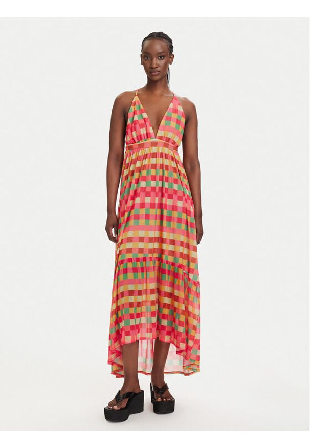 Maaji Sukienka letnia Moon Bay PT2190CLD004 Kolorowy Regular Fit. Materiał: syntetyk. Wzór: kolorowy. Sezon: lato