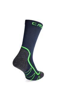 Skarpety turystyczne CMP Trekking Sock Poly Mid. Kolor: niebieski. Sport: turystyka piesza