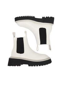 DeeZee Sztyblety 88167 1-WHITE PU Biały. Kolor: biały. Materiał: materiał #4