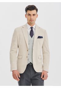 Pako Lorente - PAKO LORENTE - Dzianinowa marynarka w kratkę. Materiał: dzianina. Wzór: kratka. Sezon: jesień #5