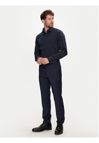 Calvin Klein Koszula K10K113168 Granatowy Slim Fit. Kolor: niebieski. Materiał: bawełna #3