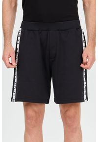 DSQUARED2 Czarne męskie spodenki Relax Fit, Rozmiar L. Kolor: czarny