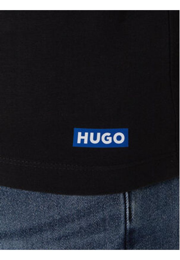 Hugo - HUGO Komplet 2 t-shirtów Naolo 50546933 Czarny Regular Fit. Kolor: czarny. Materiał: bawełna