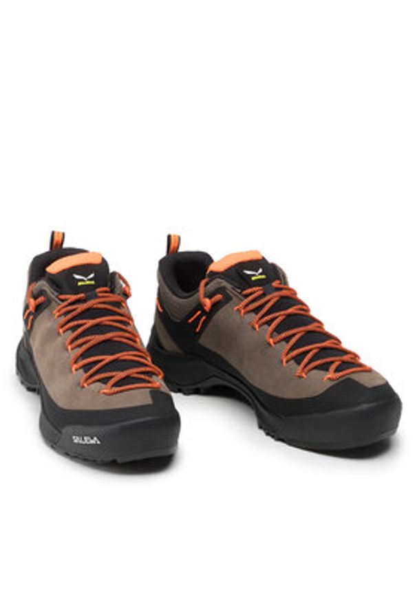 Salewa Trekkingi Ms Wildfire Leather 61395 7953 Brązowy. Kolor: brązowy. Materiał: zamsz, skóra. Sport: turystyka piesza
