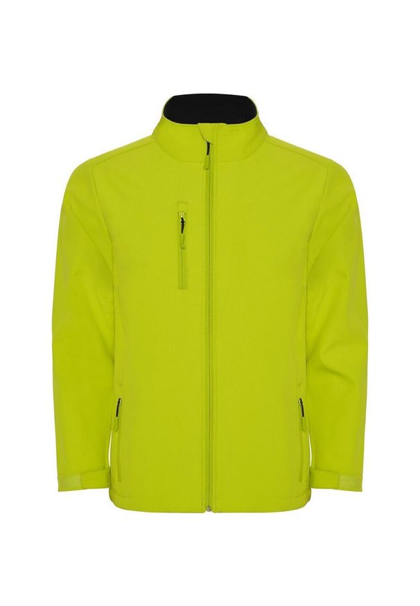 ROLY - Męska Kurtka Soft Shell Nebraska. Kolor: zielony, żółty, wielokolorowy