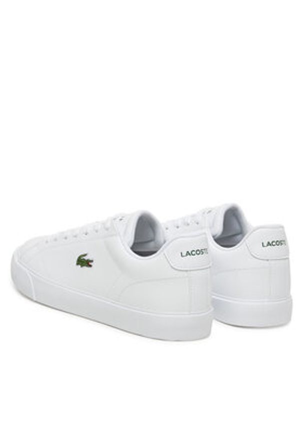 Lacoste Sneakersy Lerond 7-49CFA0037 Biały. Kolor: biały. Materiał: skóra