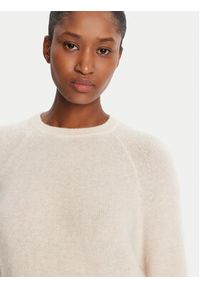 Marella Sweter Digione 2523366414 Écru Regular Fit. Materiał: wełna