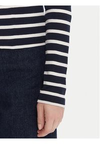 TOMMY HILFIGER - Tommy Hilfiger Bluzka WW0WW47307 Granatowy Slim Fit. Kolor: niebieski. Materiał: bawełna #5