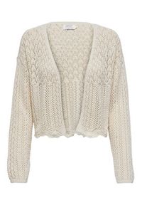 only - ONLY Kardigan Nola 15290744 Écru Relaxed Fit. Kolor: biały. Materiał: syntetyk #3