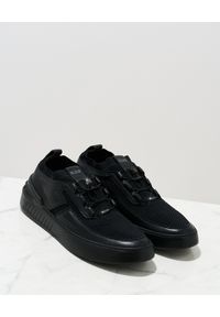 TOD'S - Czarne sneakersy ze skóry. Zapięcie: bez zapięcia. Kolor: czarny. Materiał: skóra #7
