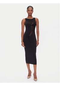 Wolford Sukienka koktajlowa Satin Sheer 57176 Czarny Slim Fit. Kolor: czarny. Materiał: syntetyk. Styl: wizytowy
