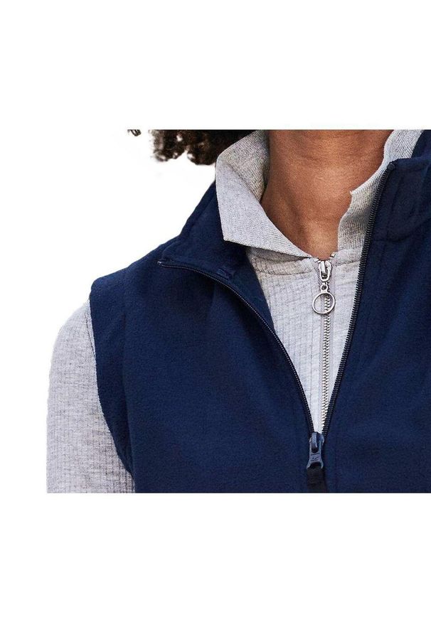 Regatta - Damska Kamizelka Polarowa Micro. Kolor: wielokolorowy, niebieski, zielony. Materiał: polar. Styl: sportowy. Sport: turystyka piesza