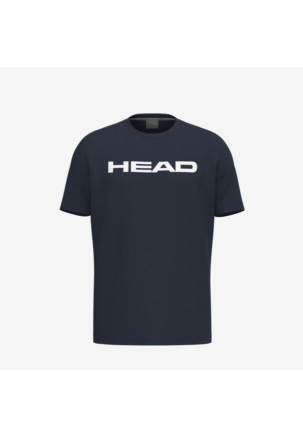 Head - Koszulka z krótkim rękawem męska CLUB BASIC. Kolor: niebieski. Materiał: jersey, materiał. Długość rękawa: krótki rękaw. Długość: krótkie