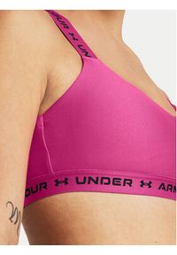 Under Armour Biustonosz sportowy Crossback Low 1361033-686 Różowy Compression Fit. Kolor: różowy. Materiał: syntetyk #3