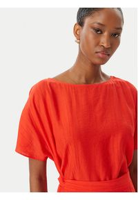 LOLA CASADEMUNT Sukienka codzienna MS2616020 Czerwony Regular Fit. Okazja: na co dzień. Kolor: czerwony. Materiał: syntetyk. Typ sukienki: proste. Styl: casual #5