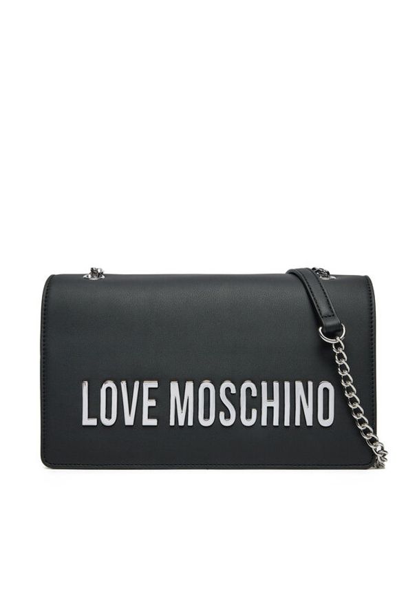 Love Moschino - LOVE MOSCHINO Torebka JC4192PP1MKD000B Czarny. Kolor: czarny. Materiał: skórzane