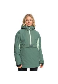 Kurtka narciarska damska Roxy Radiant Lines. Kolor: zielony. Materiał: poliester. Sezon: zima. Sport: narciarstwo #1