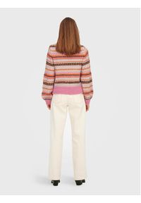 only - ONLY Sweter Mabel 15272599 Kolorowy Regular Fit. Materiał: syntetyk. Wzór: kolorowy #3