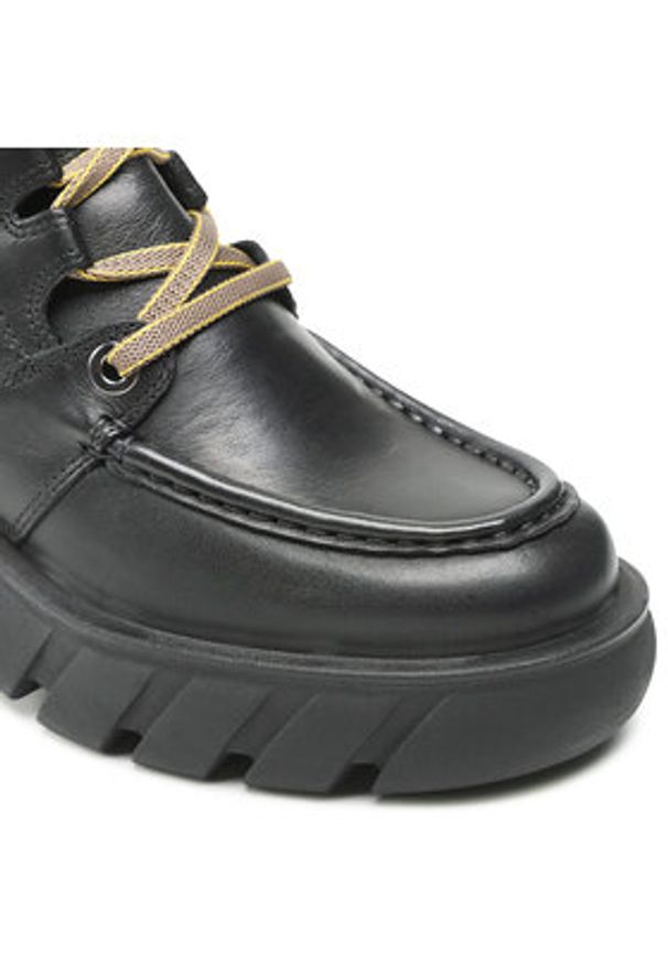 Badura Botki 222FW31 Czarny. Kolor: czarny. Materiał: skóra