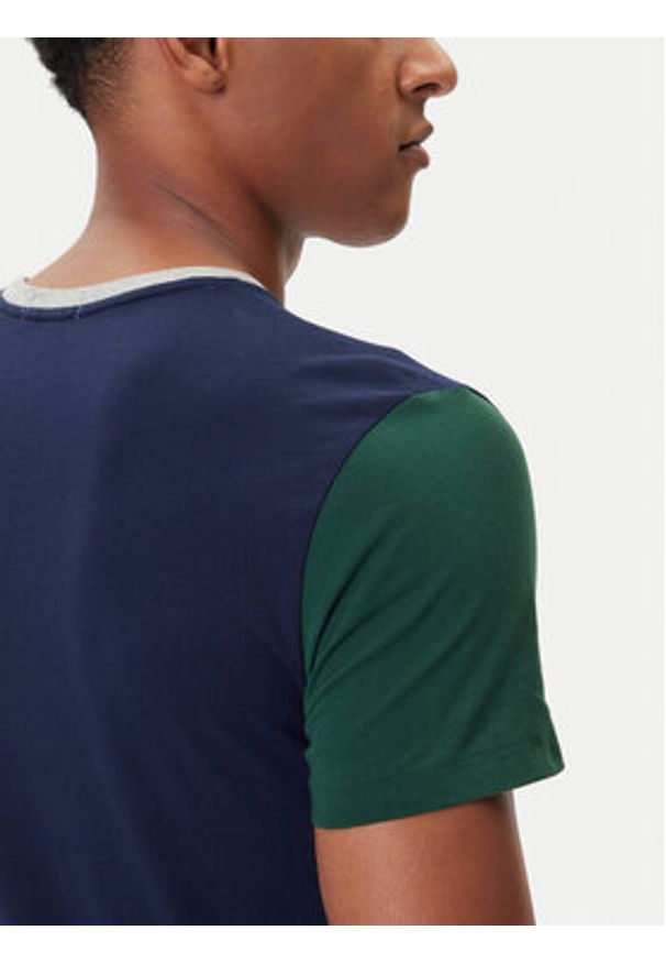 Polo Ralph Lauren T-Shirt 710849543003 Granatowy Custom Slim Fit. Typ kołnierza: polo. Kolor: niebieski. Materiał: bawełna