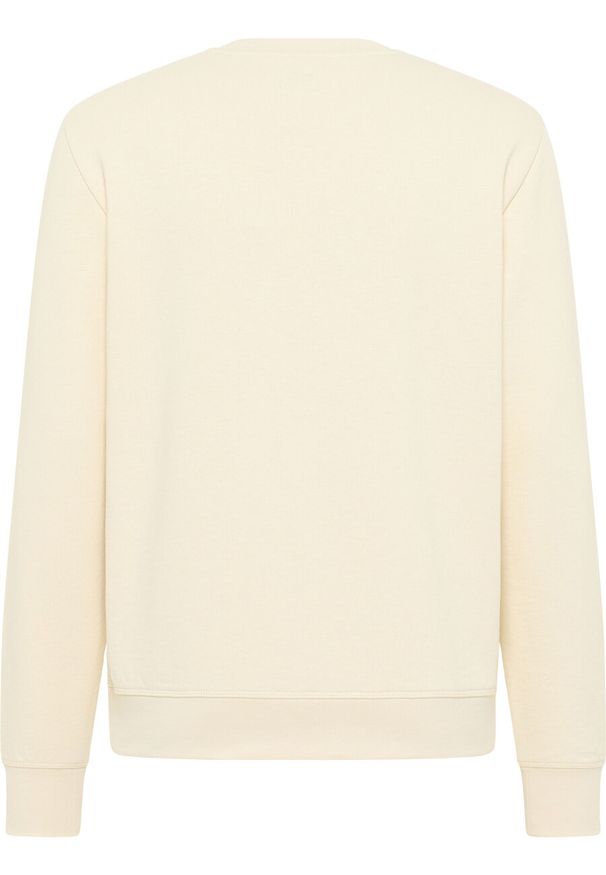 Mustang - MĘSKA BLUZA MUSTANG Ben Crewneck White Asparagus 1014511 3000