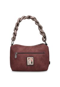 Torebka damska Anekke, mała do ręki i na ramię we wzory z 1 komorą zamykaną na zamek, brązowa, 41803-478. Kolor: brązowy. Wzór: nadruk, aplikacja. Styl: boho. Rodzaj torebki: do ręki #5