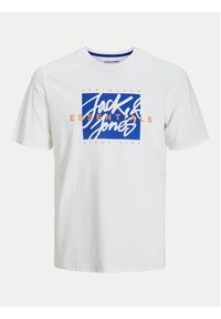 Jack & Jones - Jack&Jones T-Shirt Colton 12268439 Biały Standard Fit. Kolor: biały. Materiał: bawełna