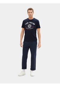 Tom Tailor T-Shirt 1037735 Granatowy Regular Fit. Kolor: niebieski. Materiał: bawełna #12