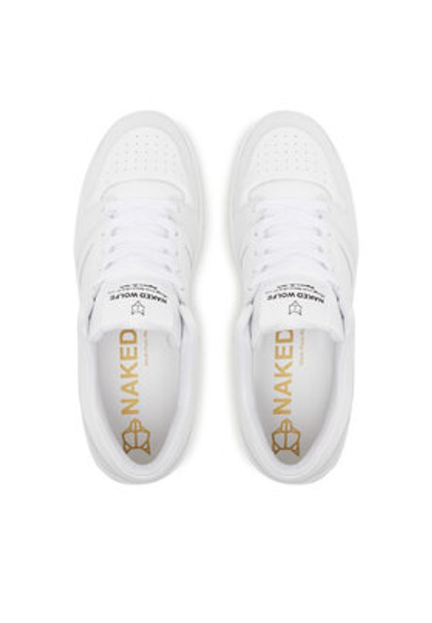 Naked Wolfe Sneakersy CM-01 Biały. Kolor: biały. Materiał: skóra