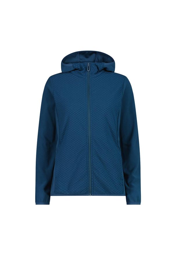 Bluza damska turystyczna CMP 35G5406. Kolor: niebieski. Styl: sportowy. Sport: turystyka piesza