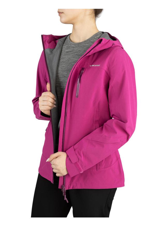 Kurtka damska trekkingowa Viking Trek Pro 2.0 Lady. Kolor: fioletowy