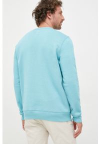 GAP bluza męska z aplikacją. Kolor: niebieski. Wzór: aplikacja #4