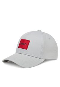 Hugo - HUGO Czapka z daszkiem Men-X 581-RL 50492745 Szary. Kolor: szary. Materiał: materiał, bawełna