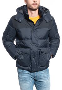 Lee - LEE PUFFER JACKET MĘSKA KURTKA ZIMOWA BLACK L86NSZ01. Sezon: zima