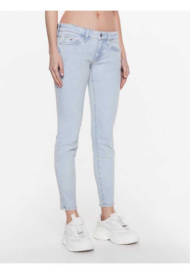 Tommy Jeans Jeansy Sophie DW0DW15511 Niebieski Skinny Fit. Kolor: niebieski