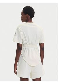 Adidas by Stella McCartney - adidas by Stella McCartney T-Shirt JX6775 Beżowy Regular Fit. Kolor: beżowy. Materiał: bawełna #4