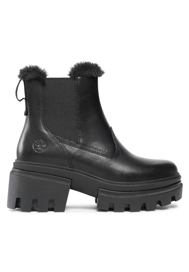 Timberland Botki Everleigh Bt Wrm Ln Chls TB0A5ZNV0151 Czarny. Kolor: czarny. Materiał: skóra