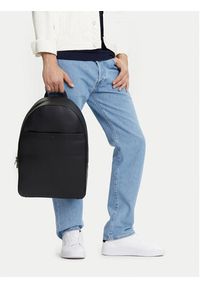TOMMY HILFIGER - Tommy Hilfiger Plecak Th Corp Backpack AM0AM13221 Czarny. Kolor: czarny. Materiał: skóra #4